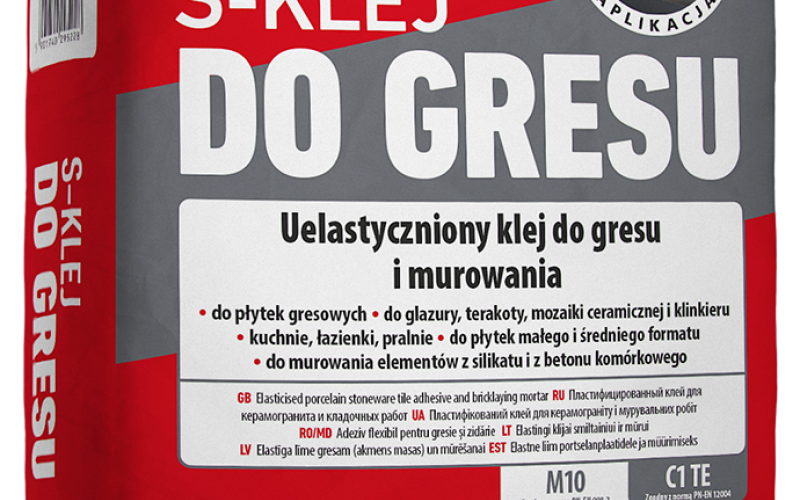 Sopro S-Klej do gresu - klej uelastyczniony do gresu i murowania