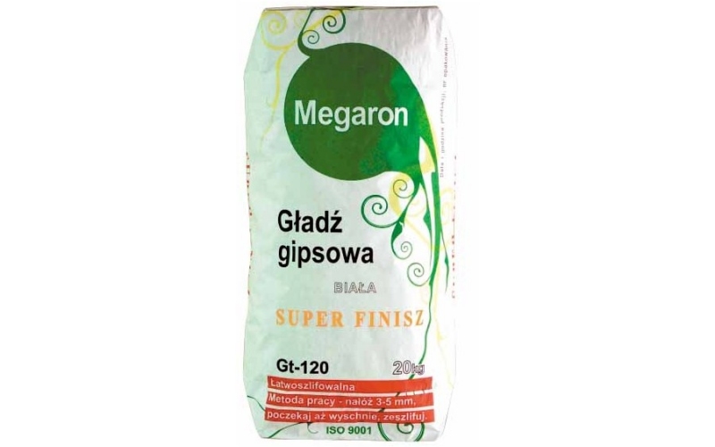 Gładź tynkowa Megaron GT-120 20kg